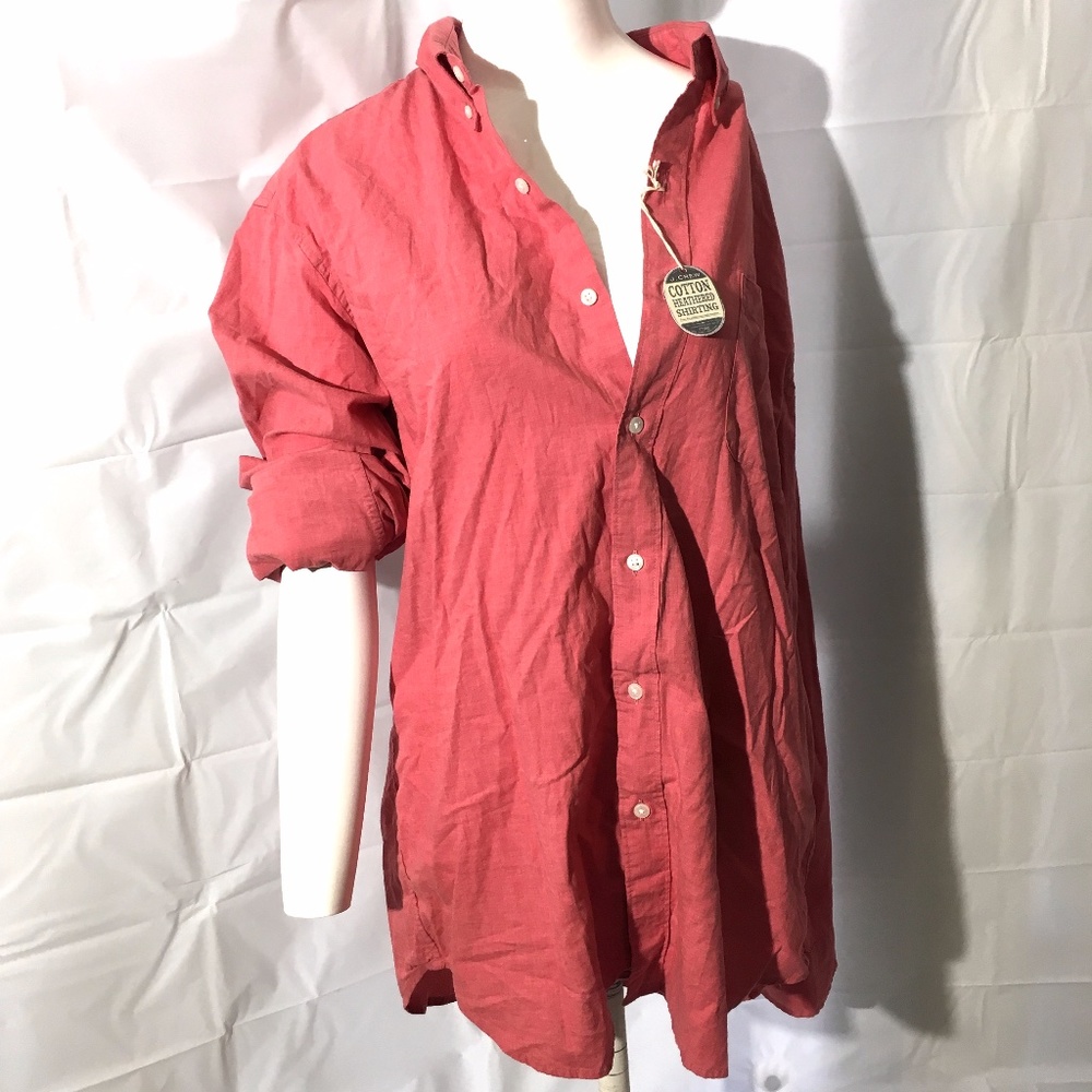 J Crew Large Button Down LS Shirt NWT